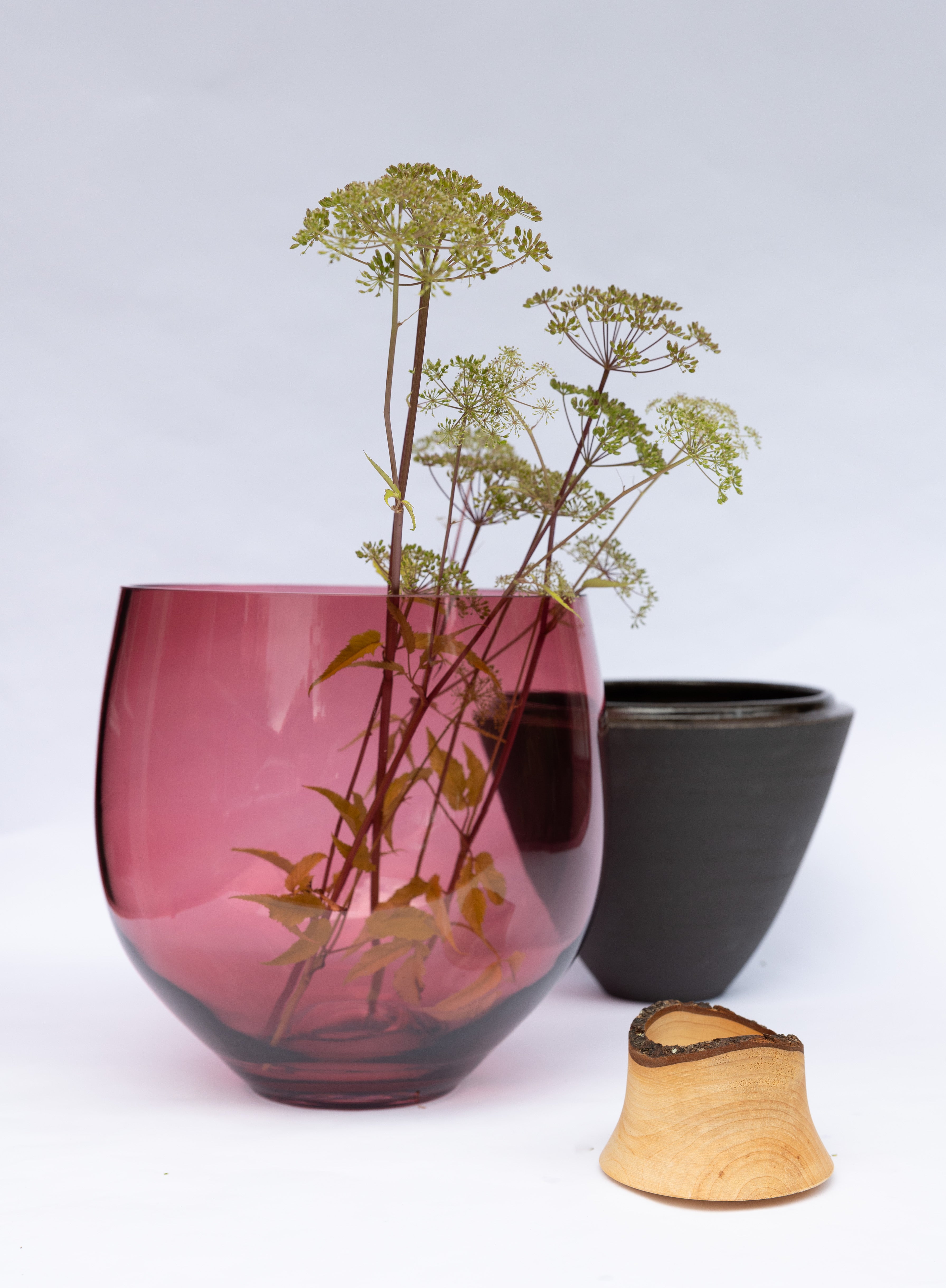Transformed | Large Stacking Vessels in Glass, Ceramic & Wood