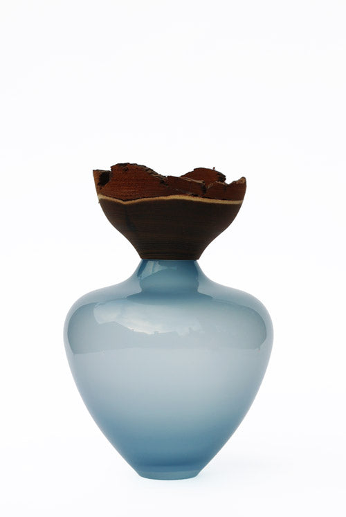 Baby Bloom | Stacking Vessel from Glass & Wood