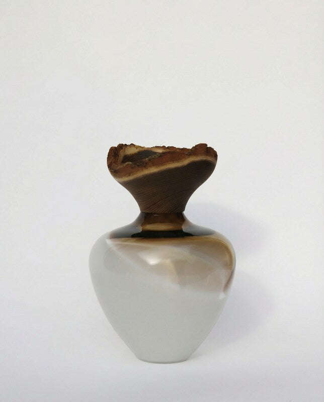 BABY BLOOM | Stacking Vessel from Glass & Wood Utopia & Utility
