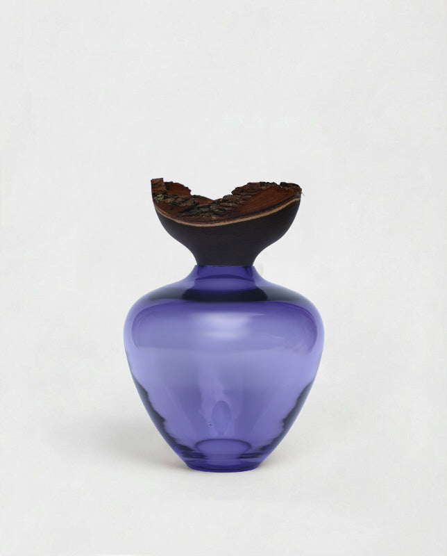 BABY BLOOM | Stacking Vessel from Glass & Wood