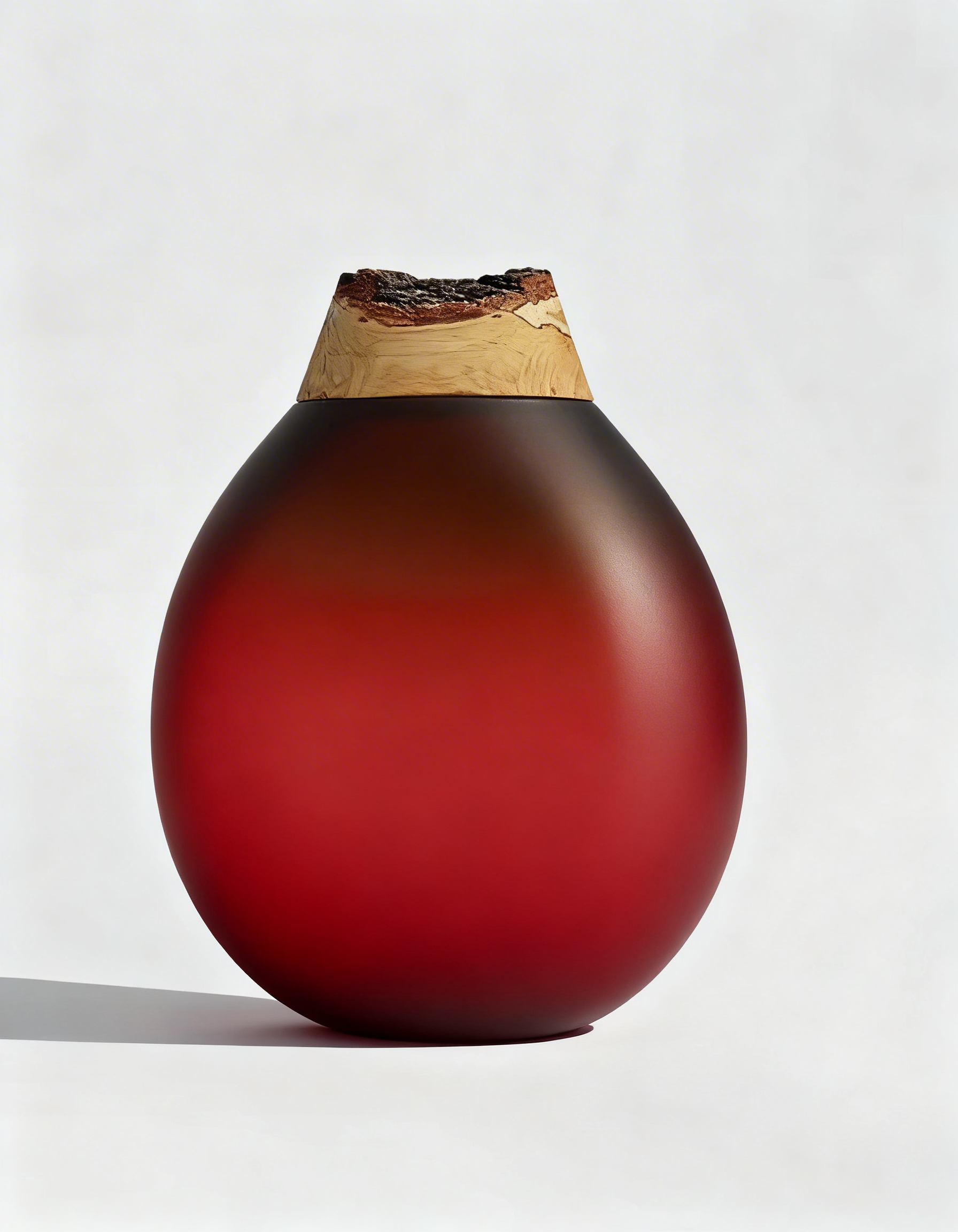 BLUSH  | Oval Stacking Vessels in glass & wood