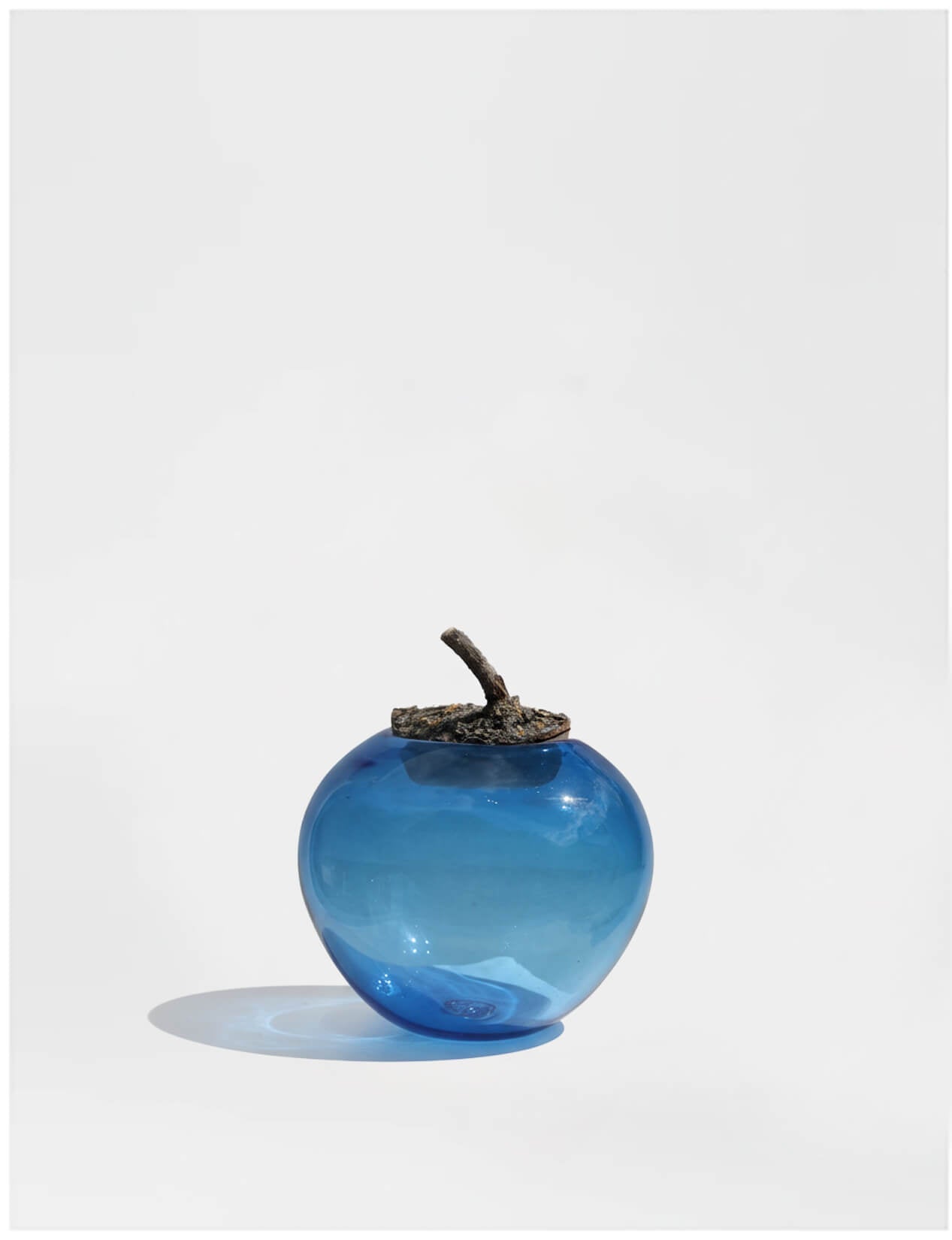 Branch Bowl | Sculptural Glass Bowl with Natural Wood Branch Lid