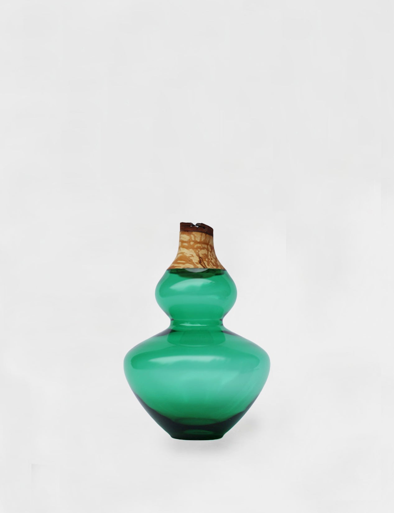 Inanna | Stacking Vessel in glass & wood