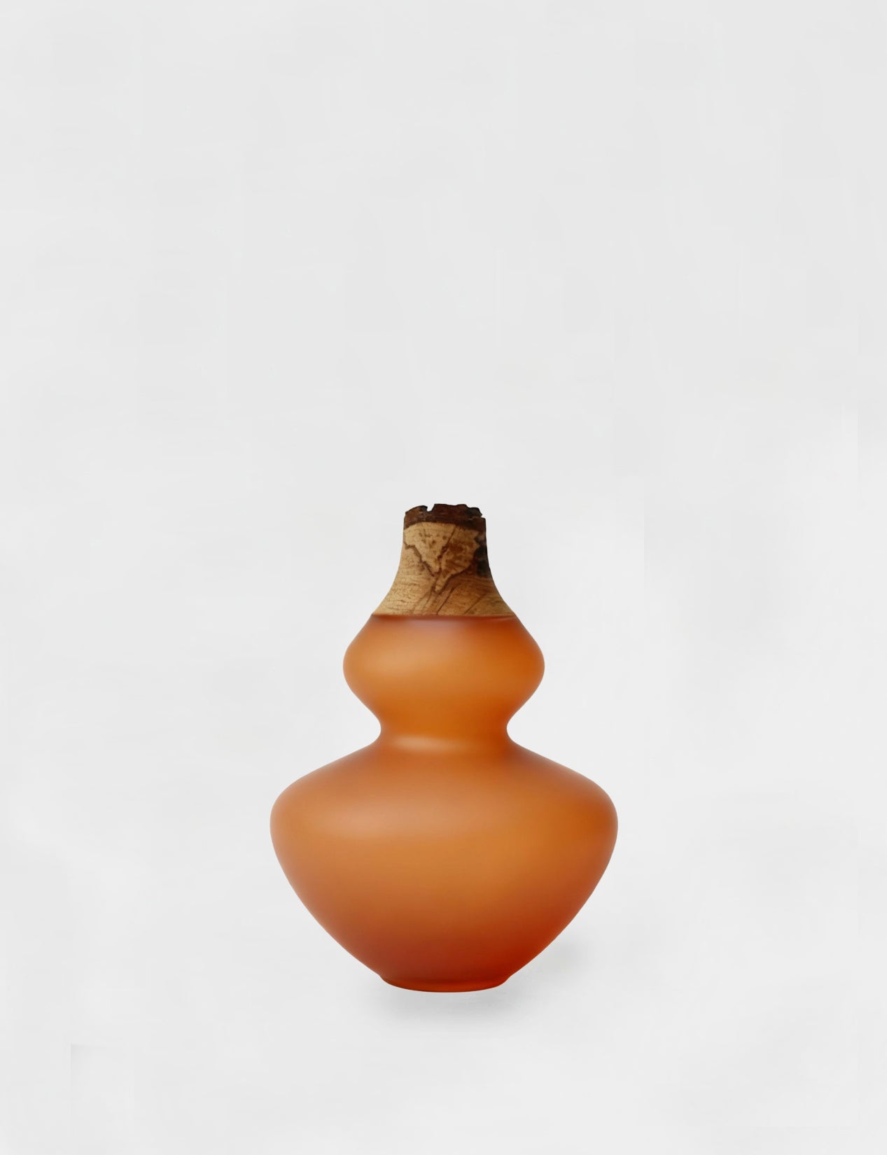 Inanna | Stacking Vessel in glass & wood