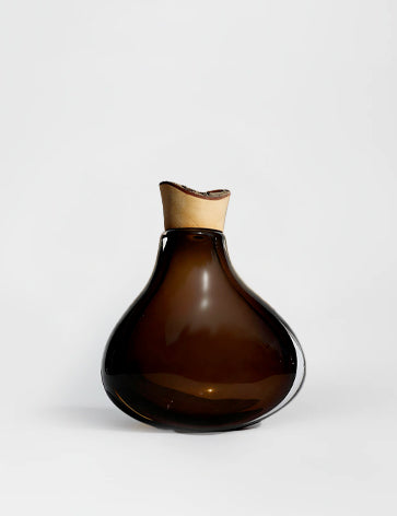 Ilona | Freehand shaped Stacking Vessel with glass & wood