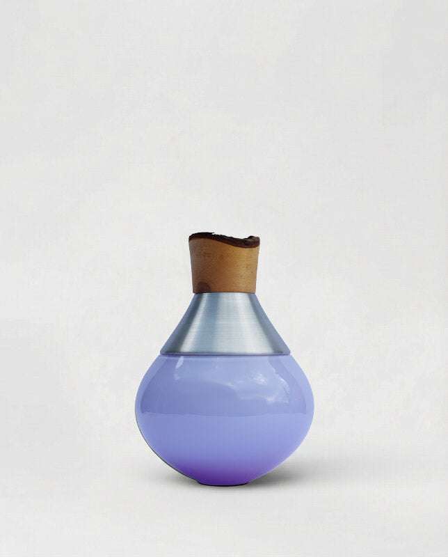 India Small II | Stacking Vessel in Brass, Glass & Wood Utopia & Utility
