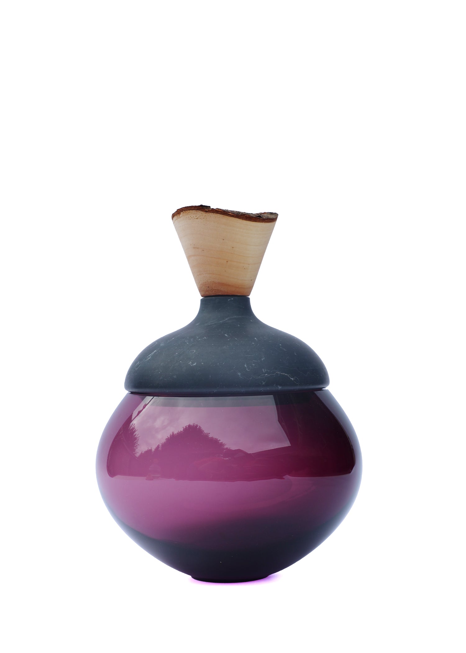 Istanbul | Stacking Vessel from Glass and Stone