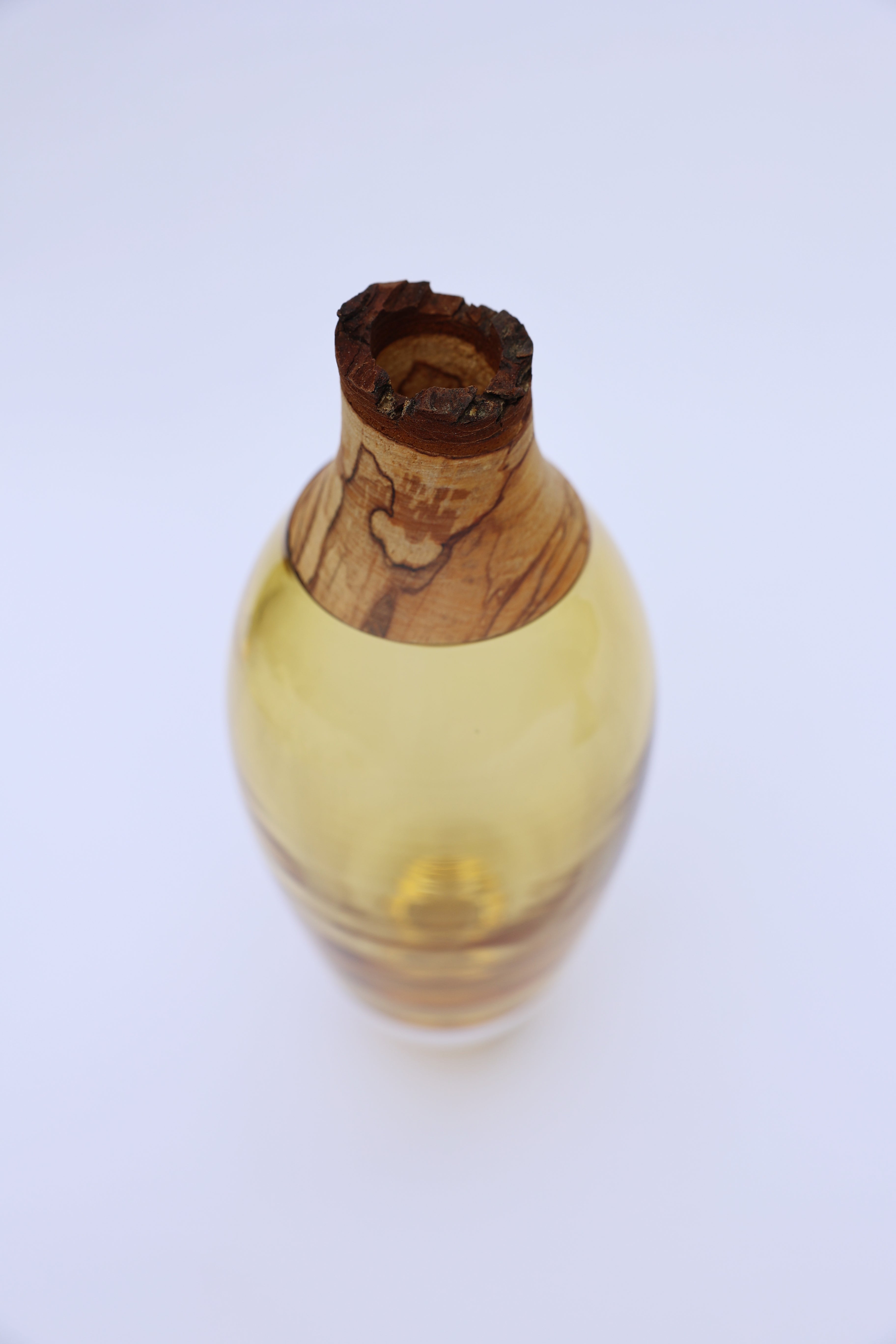 Matisse I  | Stacking Vessel in Glass & Wood