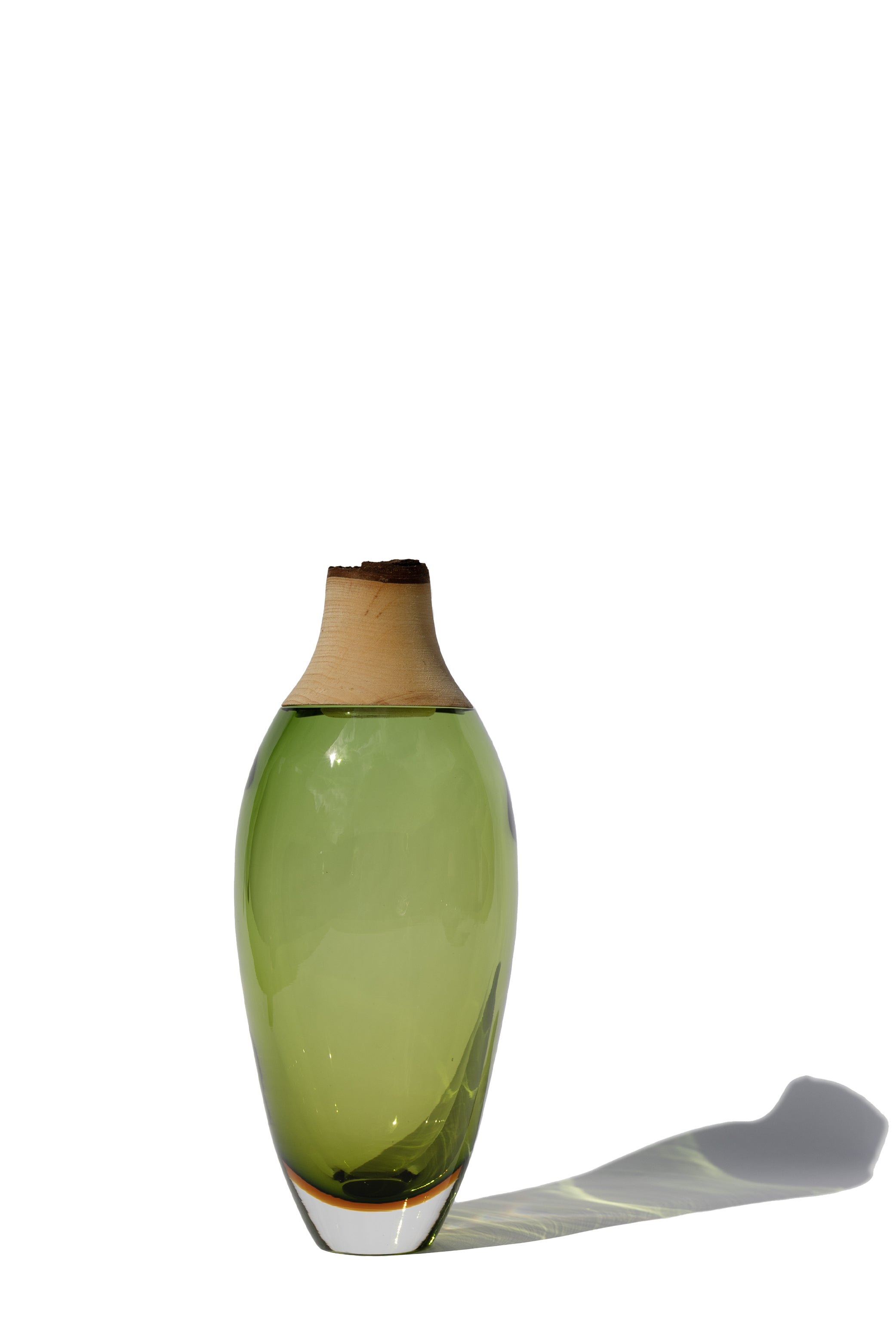 Matisse I  | Stacking Vessel in Glass & Wood