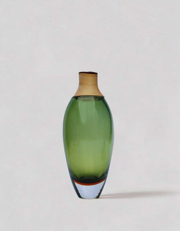Matisse I  | Stacking Vessel in Glass & Wood Utopia & Utility