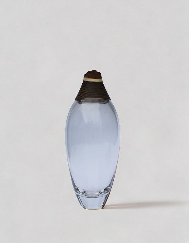 Matisse I  | Stacking Vessel in Glass & Wood