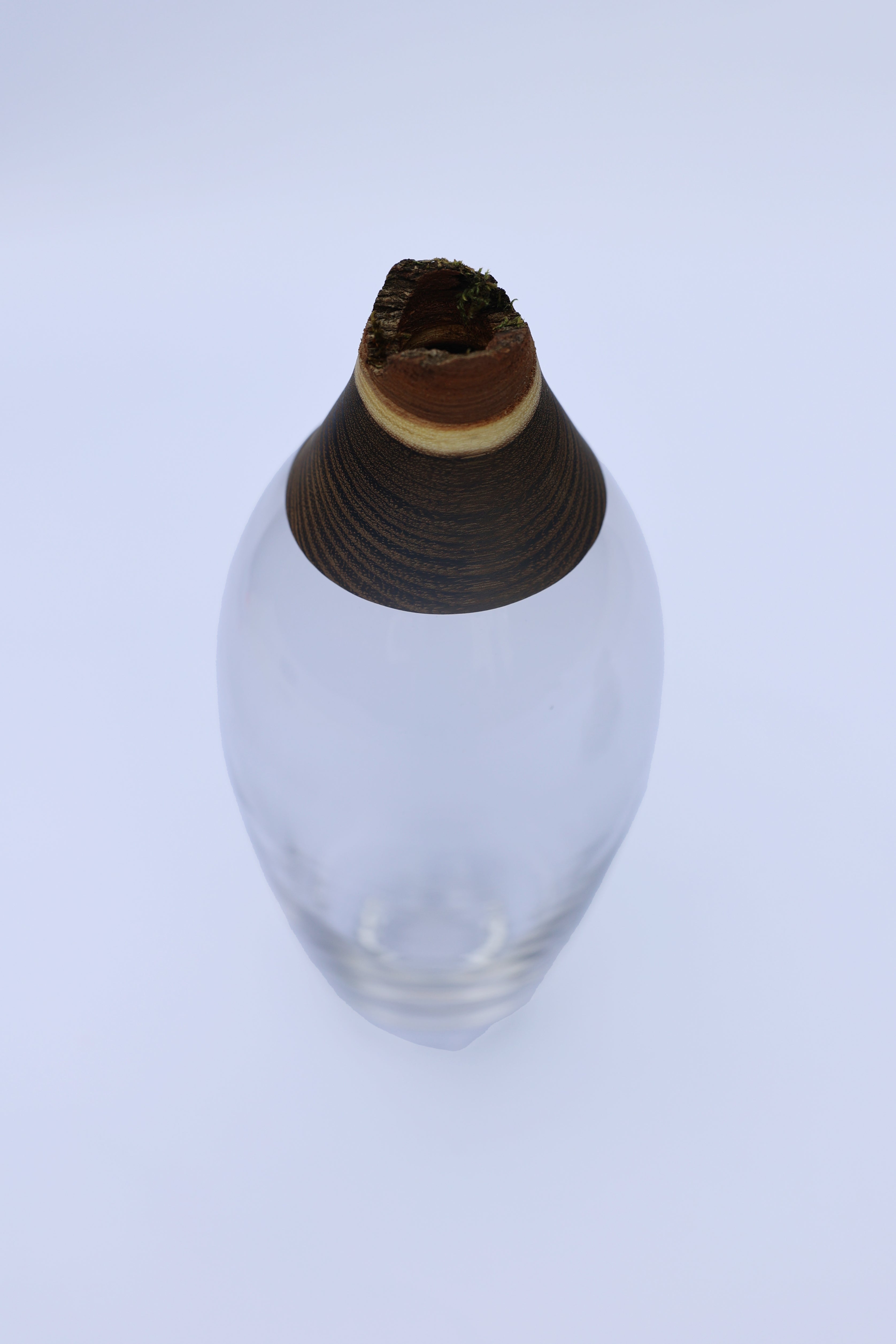 Matisse I  | Stacking Vessel in Glass & Wood
