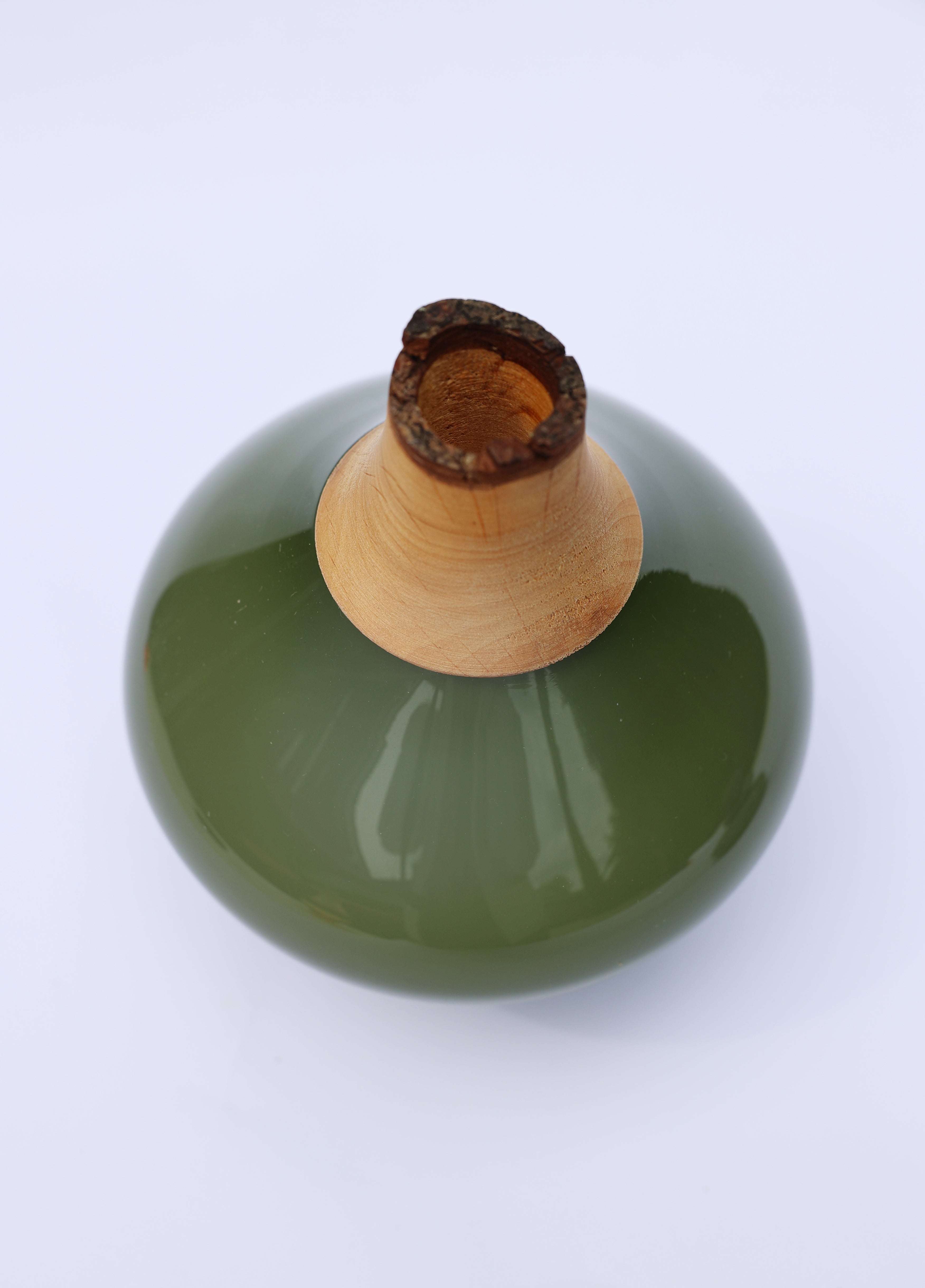 Matisse II | Stacking Vessel in Glass & Wood Utopia & Utility