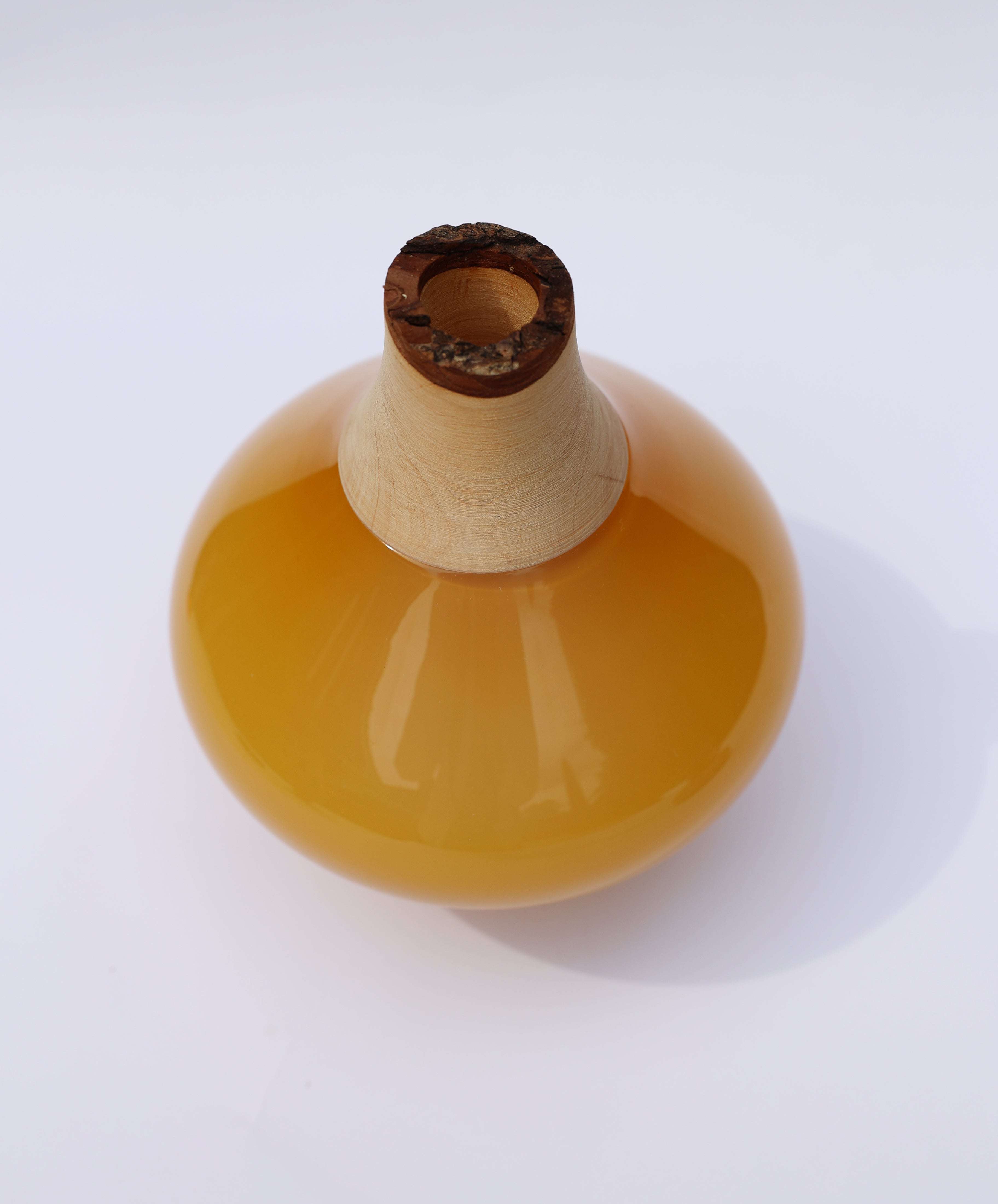 Matisse II | Stacking Vessel in Glass & Wood Utopia & Utility
