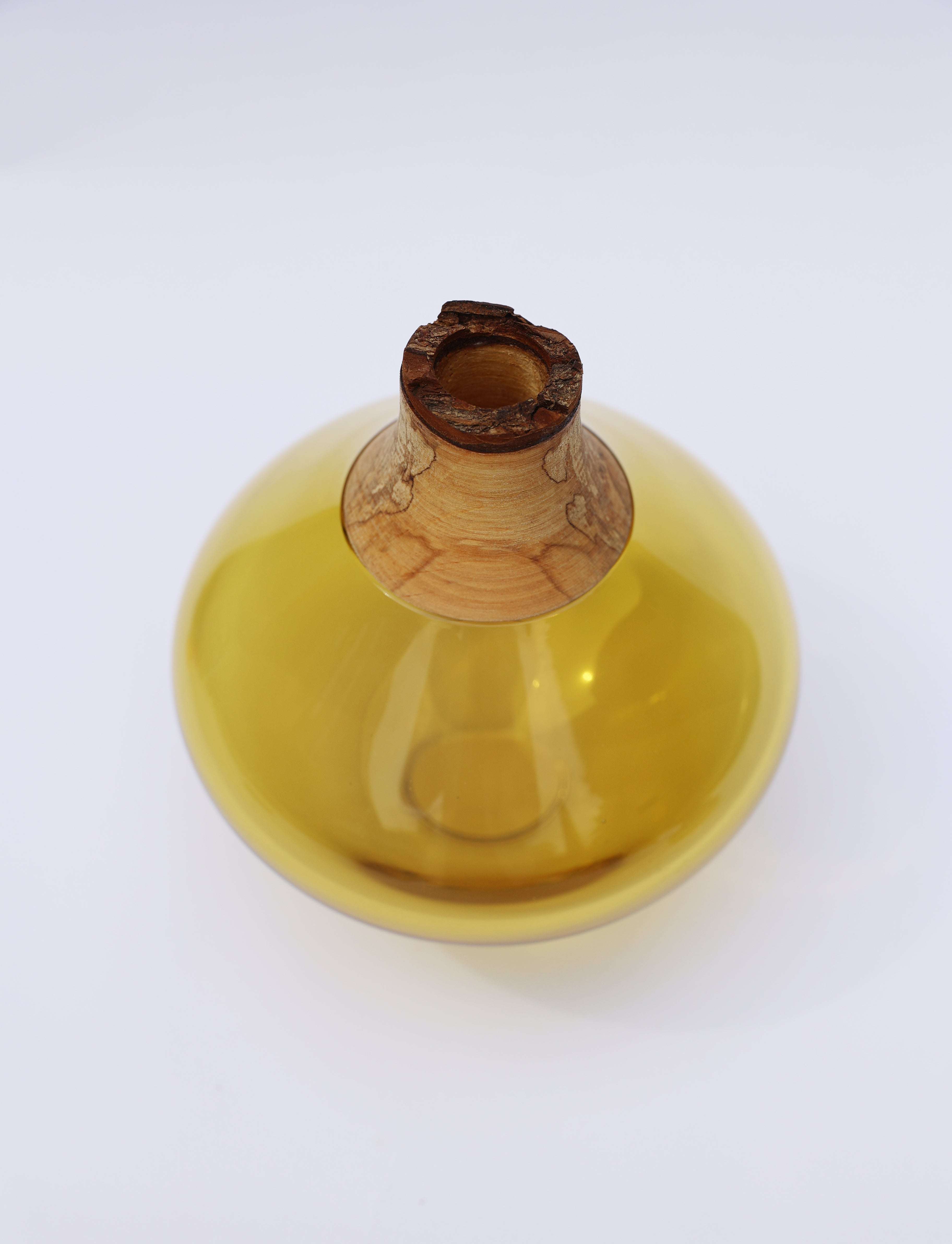 Matisse II | Stacking Vessel in Glass & Wood Utopia & Utility