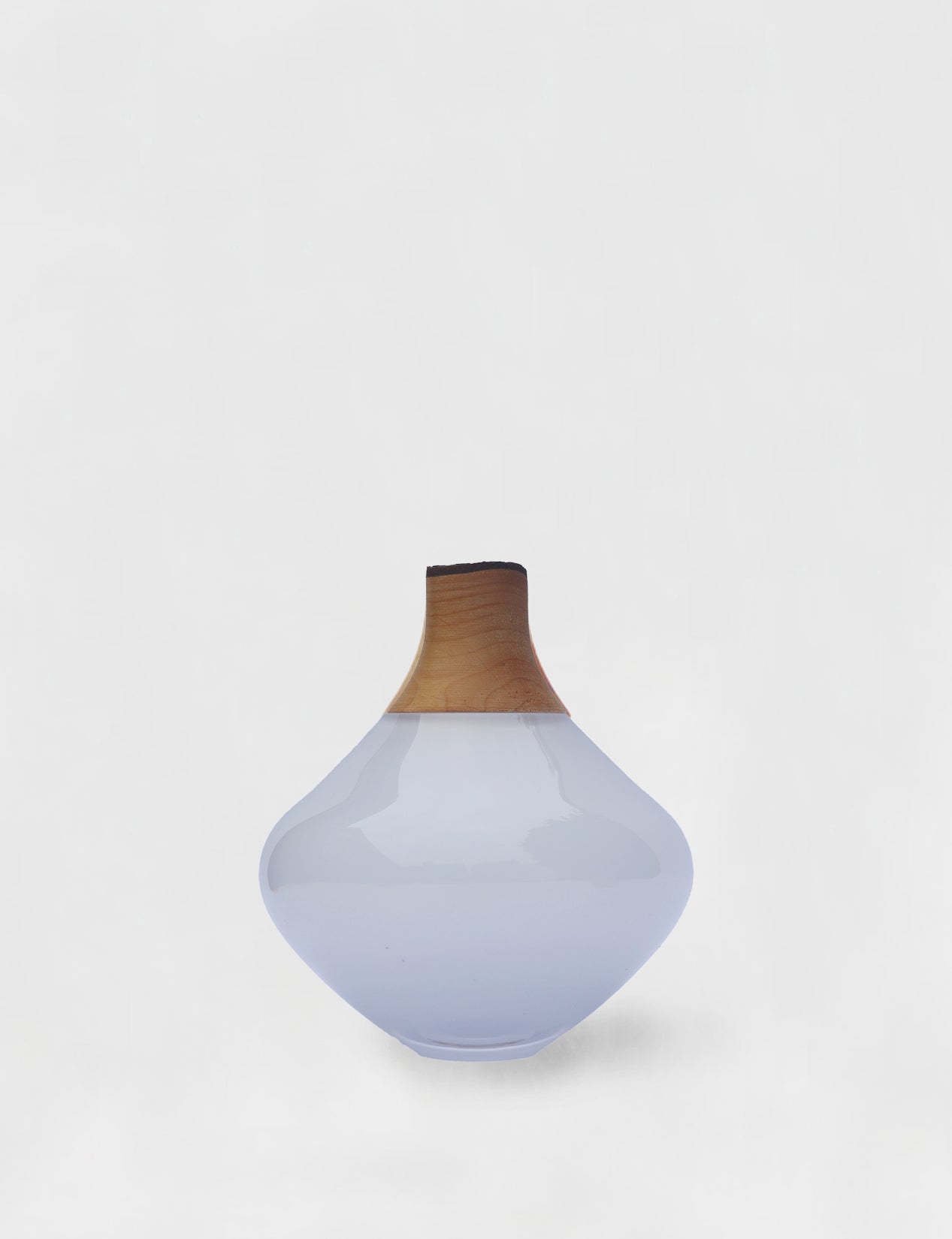 MATISSE II | Stacking Vessel in Glass & Wood