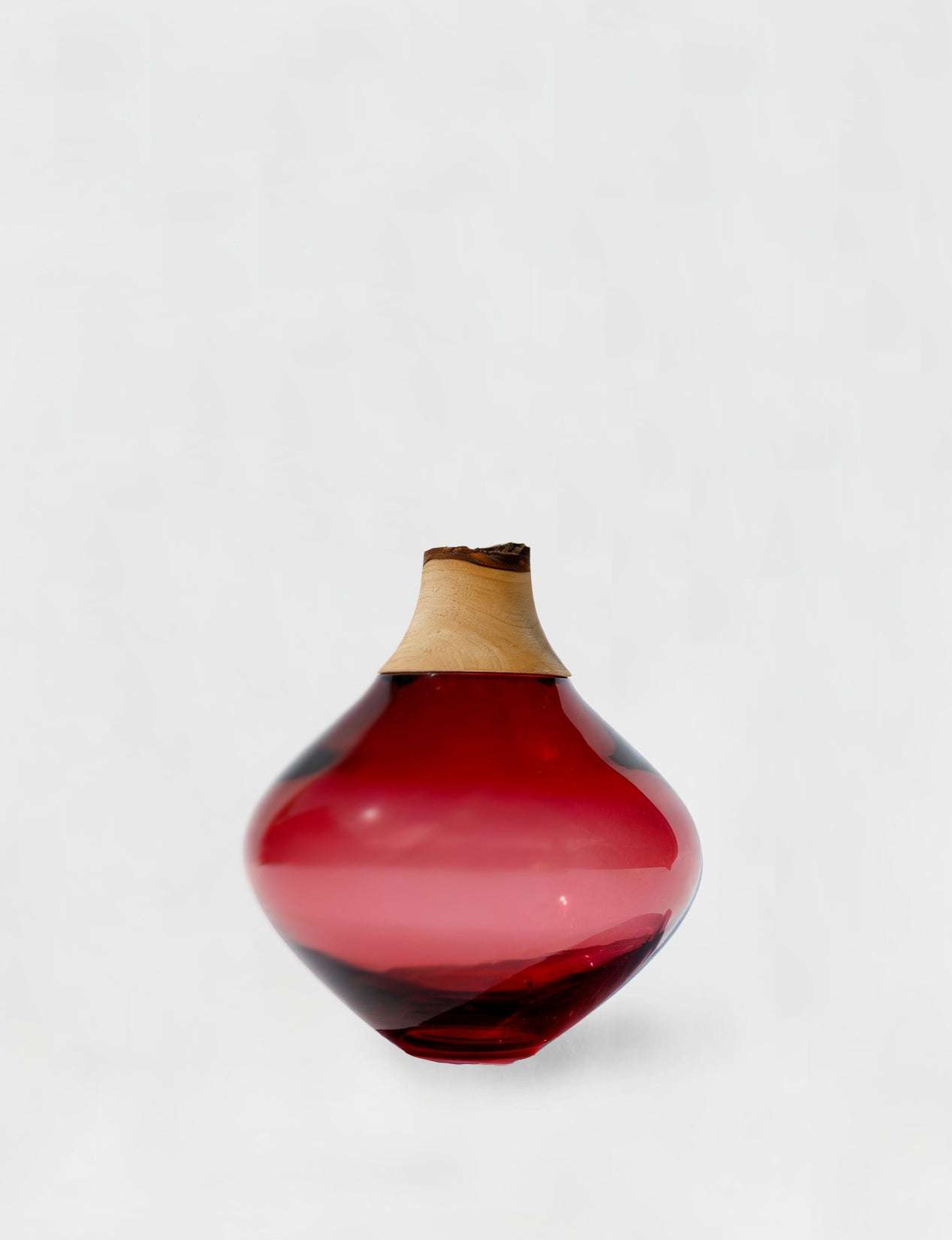 Matisse II | Stacking Vessel in Glass & Wood Utopia & Utility