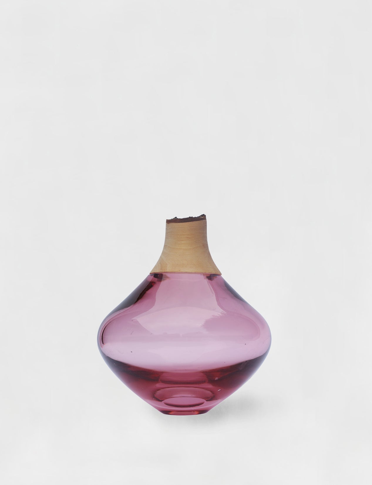 Matisse II | Stacking Vessel in Glass & Wood