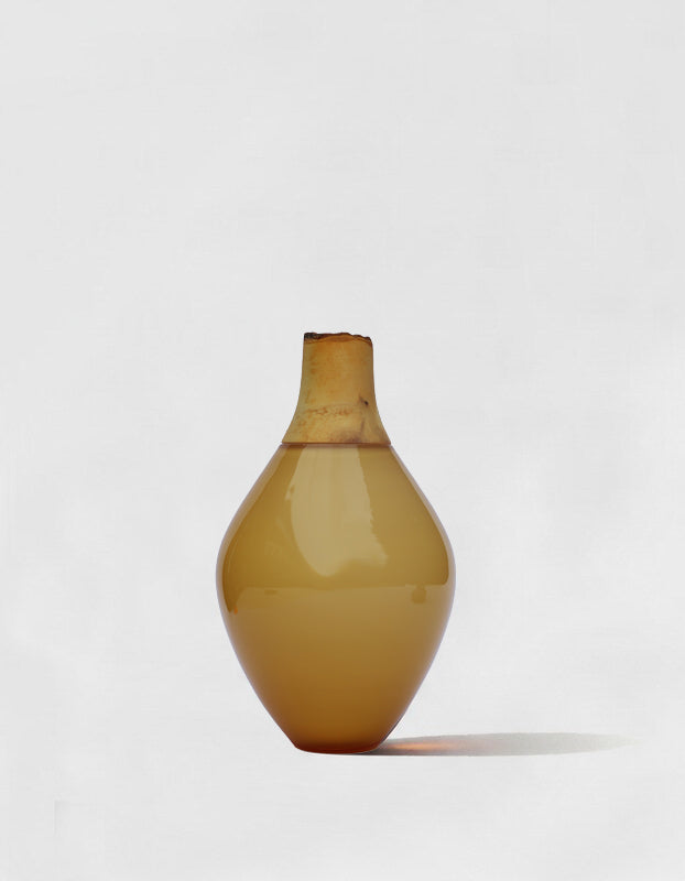 MATISSE III | Stacking Vessel in Glass & Wood