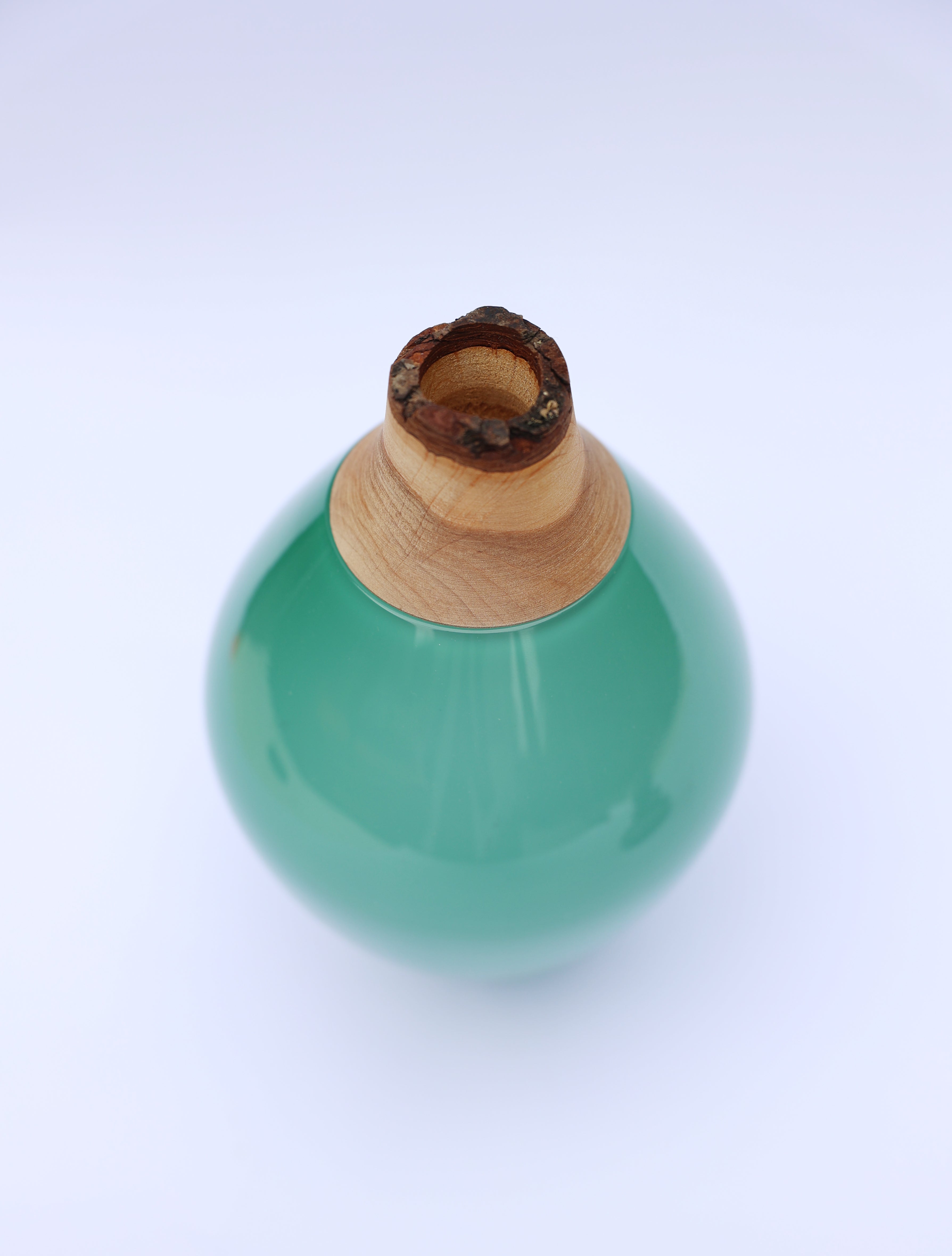 Matisse III | Stacking Vessel in Glass & Wood