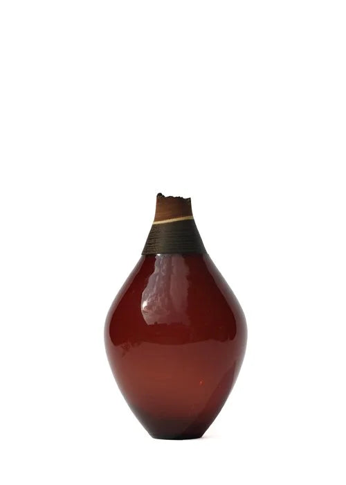 Matisse III | Stacking Vessel in Glass & Wood