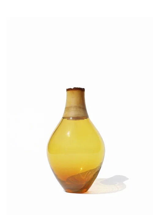 Matisse III | Stacking Vessel in Glass & Wood
