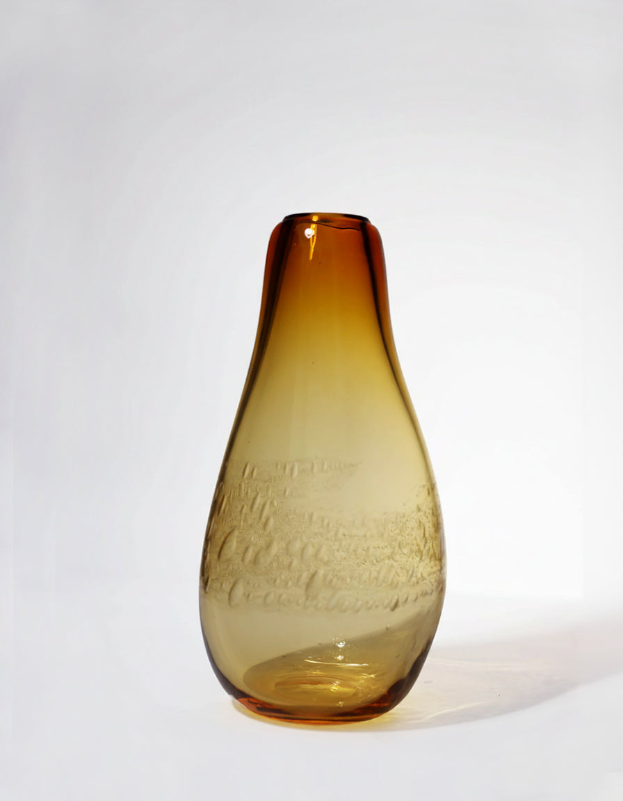 Node Handmade Glass Vase | Organic Artisan Blown Glass Vase