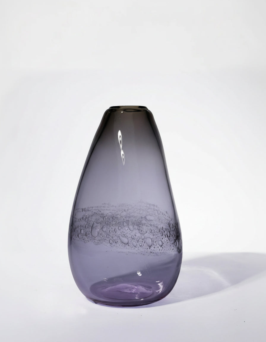 Node Handmade Glass Vase | Organic Artisan Blown Glass Vase