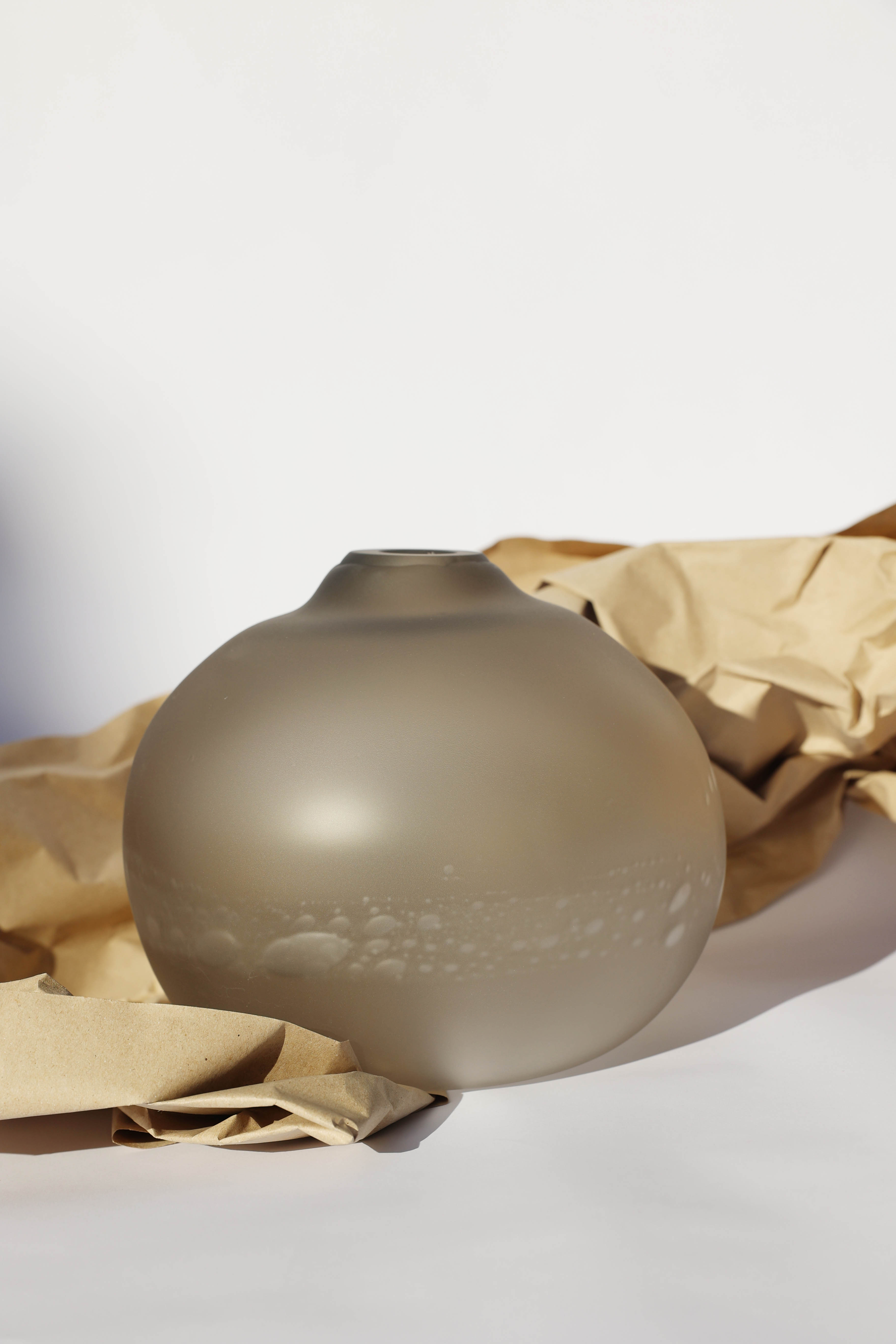 Node Handmade Glass Vase | Organic Artisan Blown Glass Vase