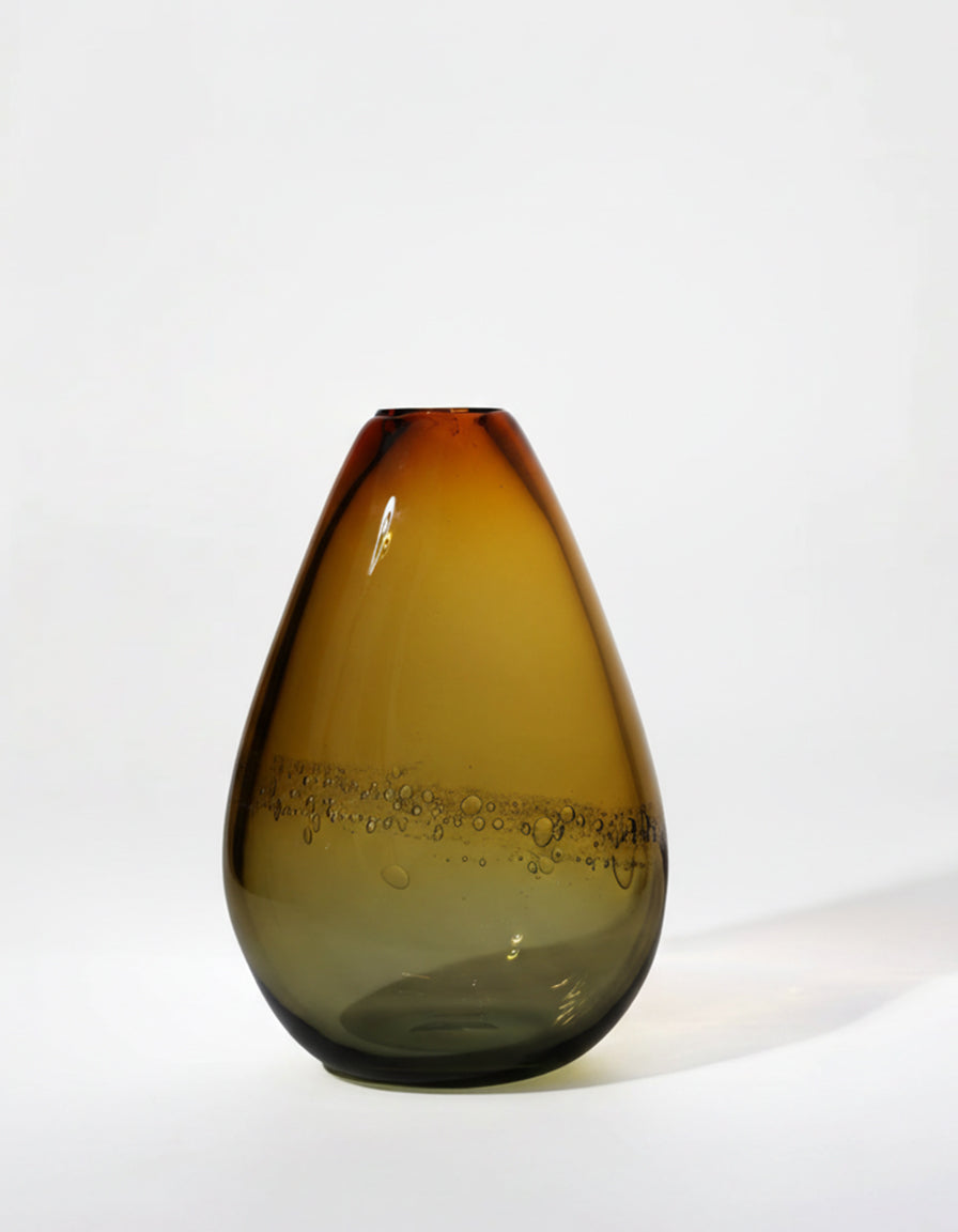 Node Handmade Glass Vase | Organic Artisan Blown Glass Vase