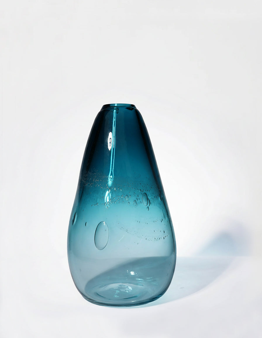 Node Handmade Glass Vase | Organic Artisan Blown Glass Vase