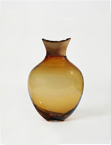 Drift | Stacking Vessel in hand formed glass & wood