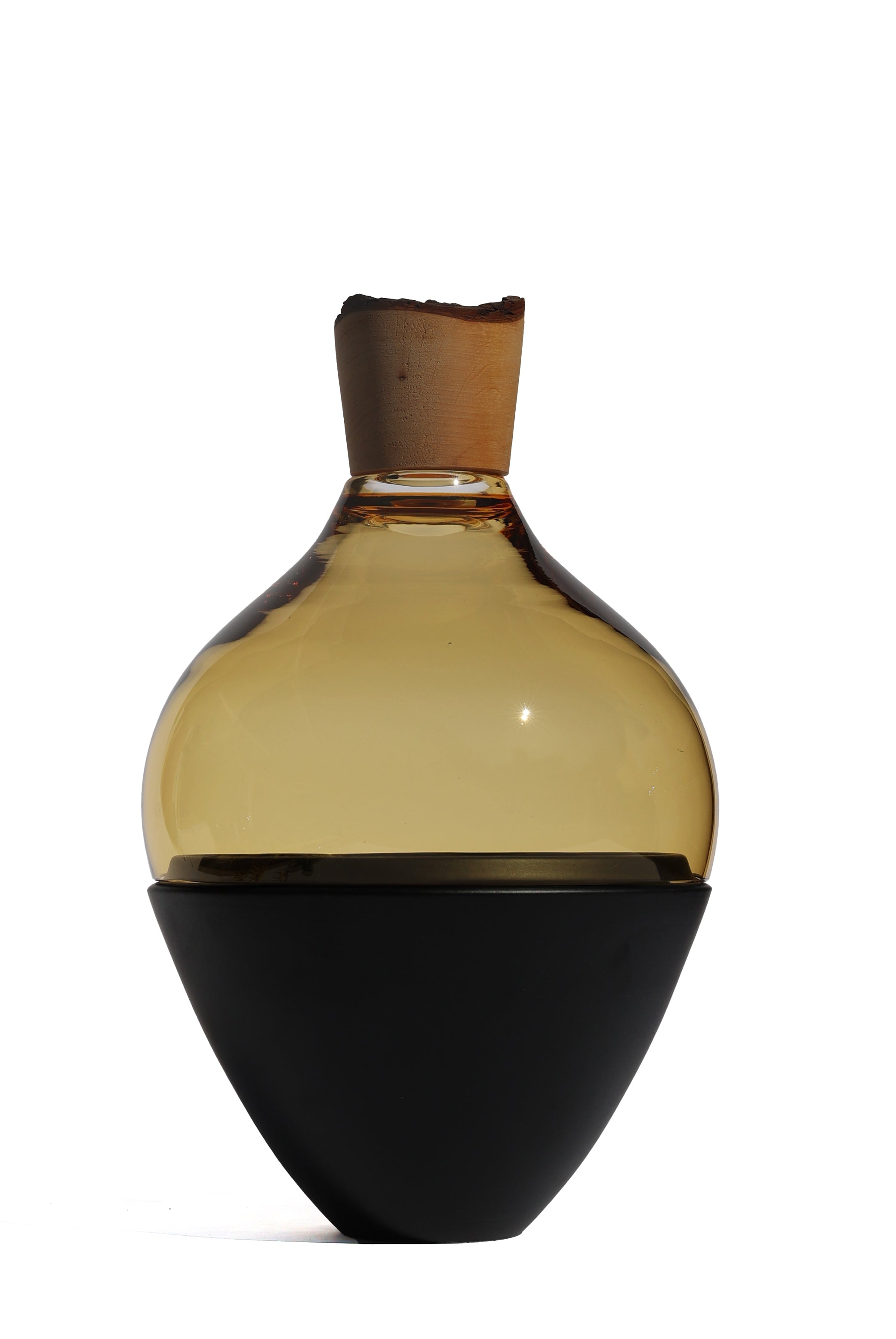 Serano | Stacking Vessel in Ceramic, Glass, and Wood