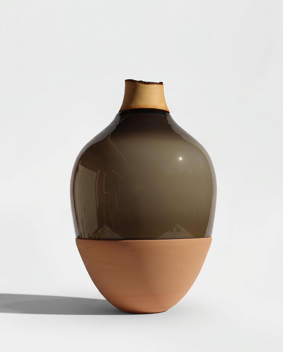 TSV4 | Larger Stacking Vessels in Glass, Ceramic & Wood