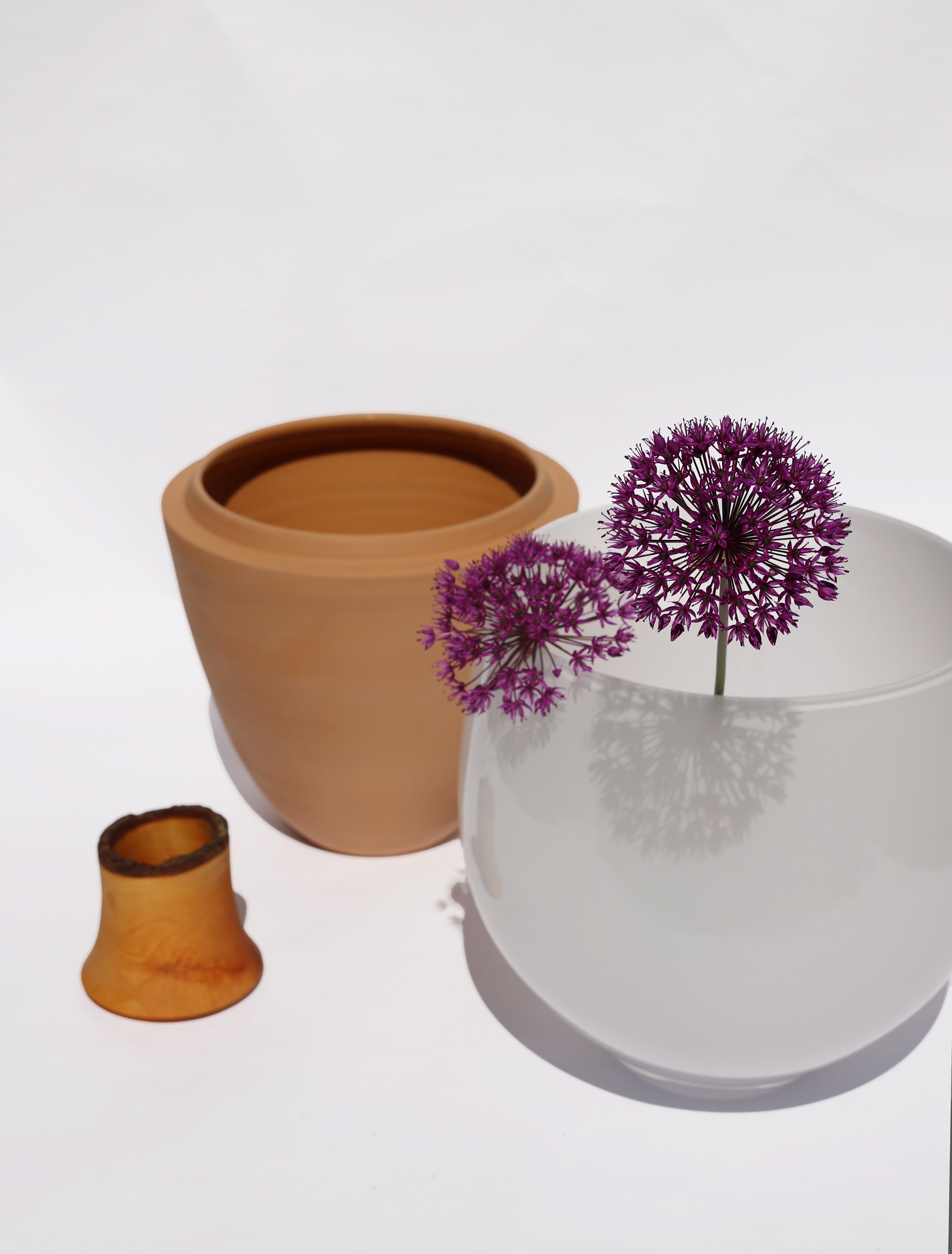 Transformed | Large Stacking Vessels in Glass, Ceramic & Wood