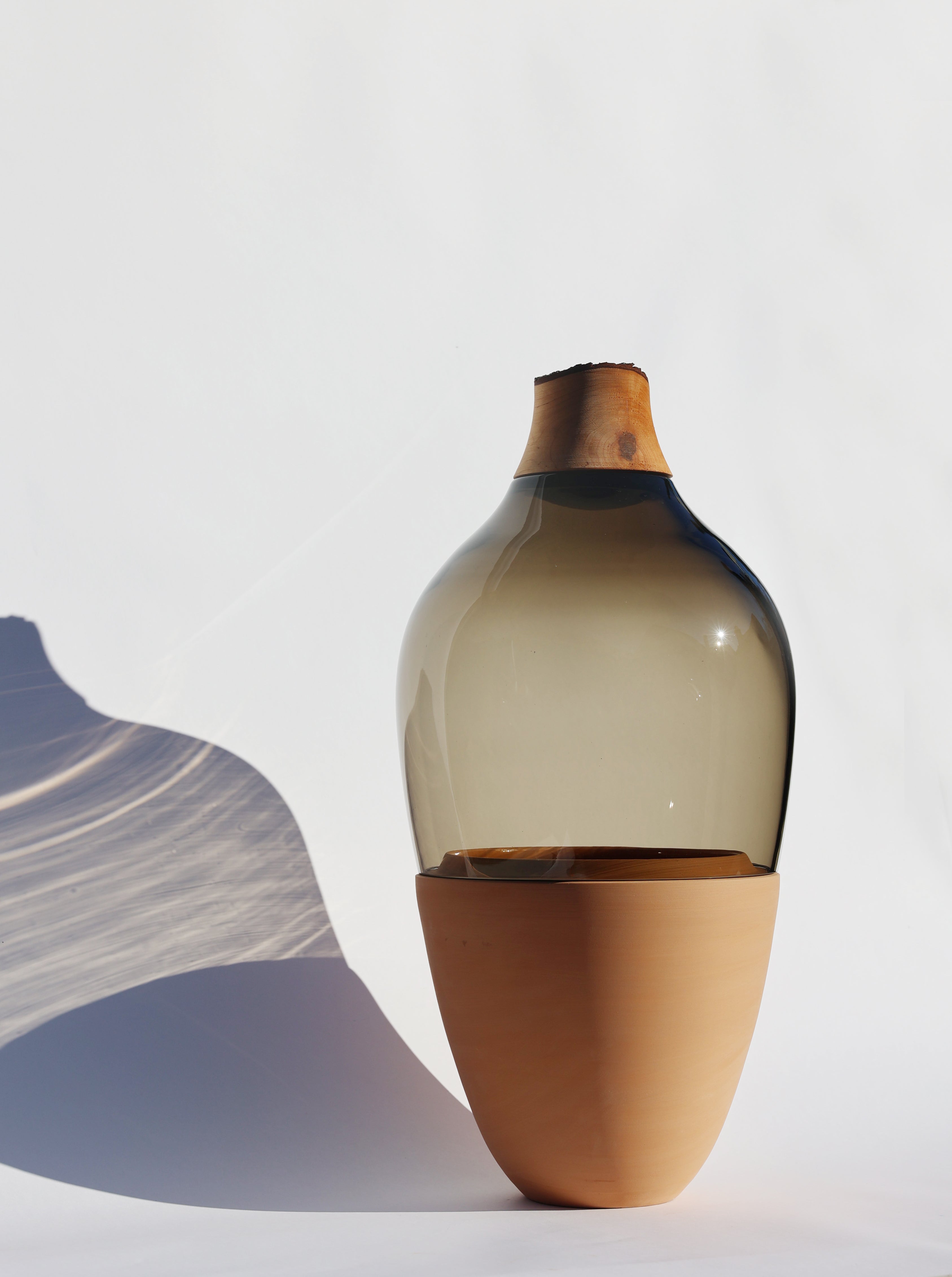 Transformed | Large Stacking Vessels in Glass, Ceramic & Wood