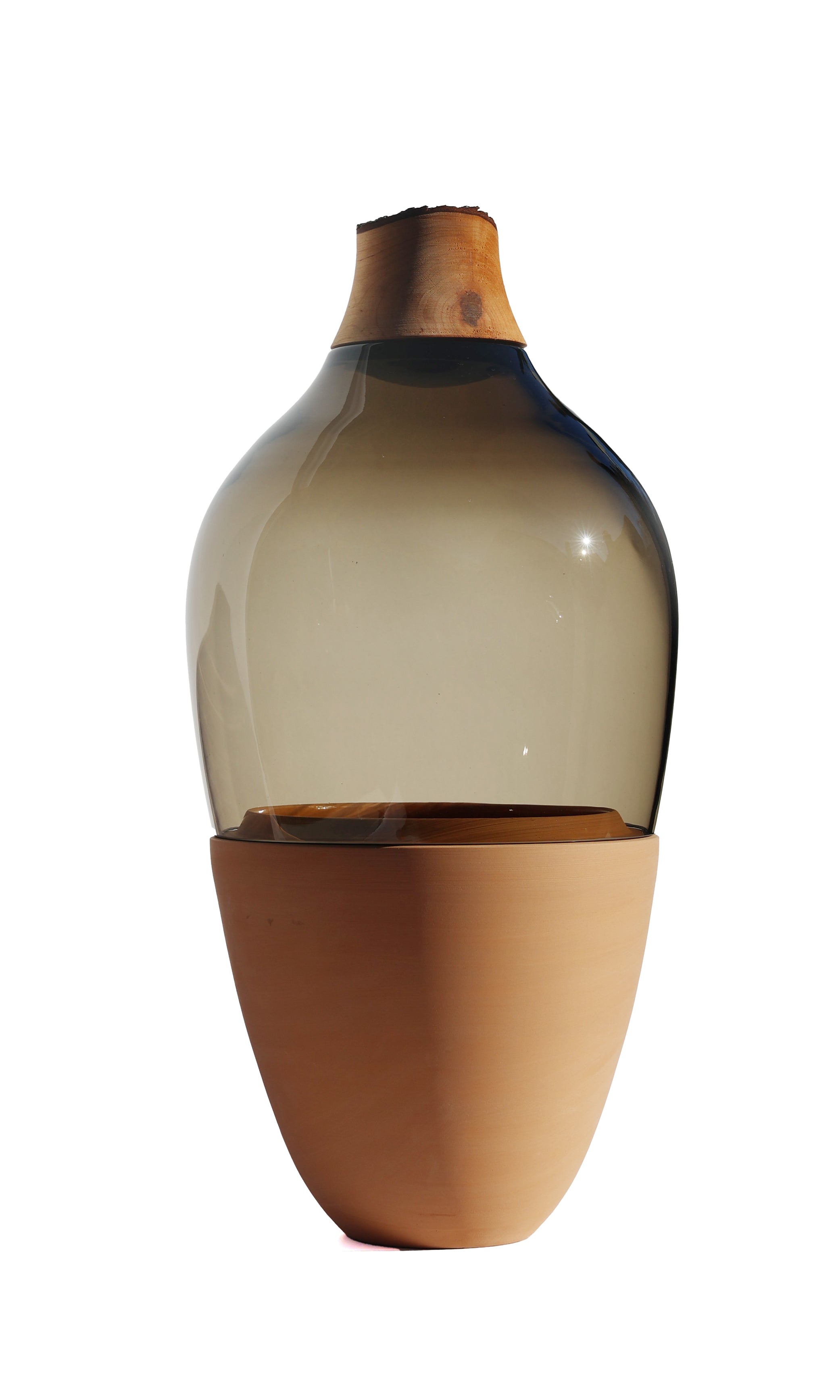 Transformed | Large Stacking Vessels in Glass, Ceramic & Wood