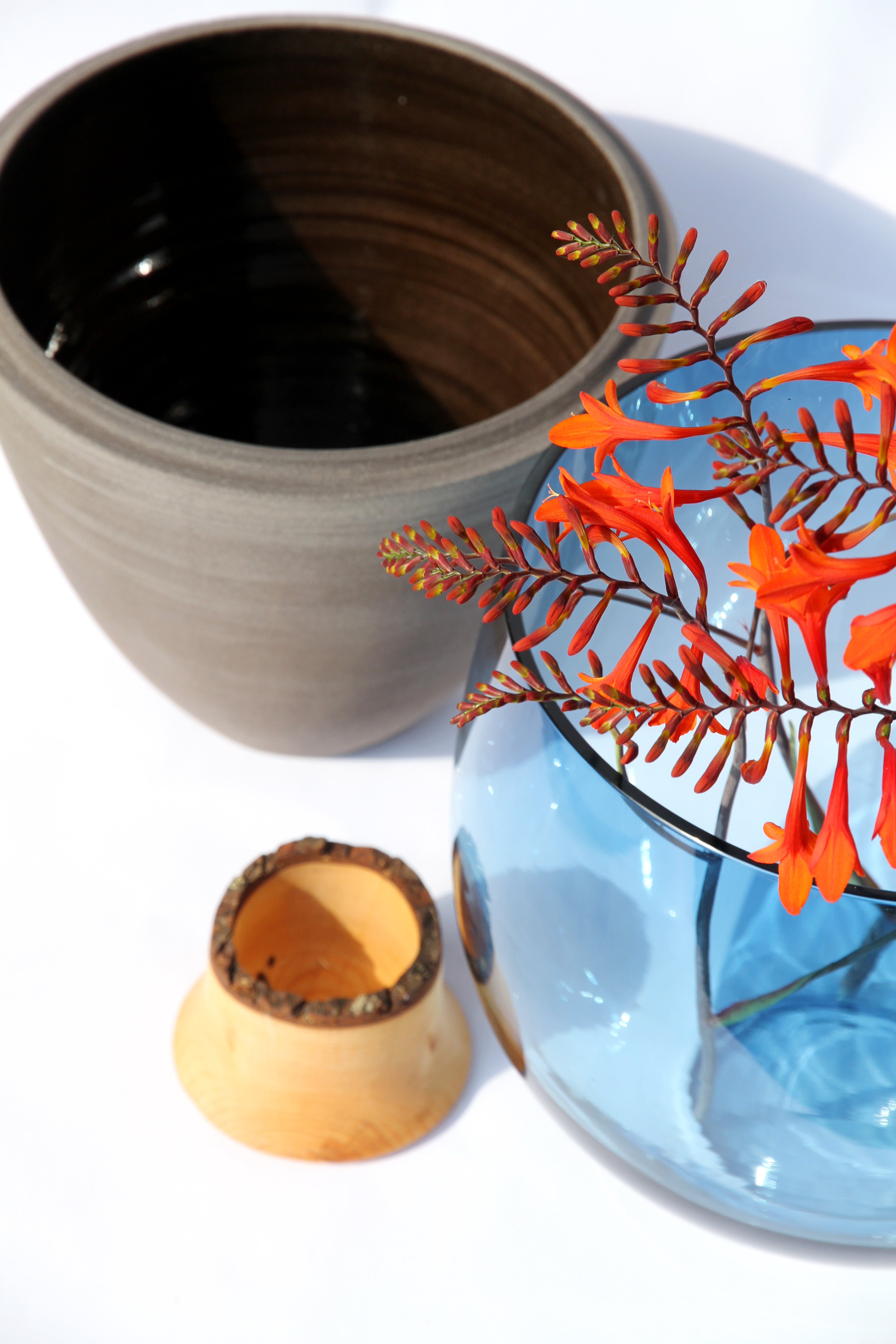 Transformed | Large Stacking Vessels in Glass, Ceramic & Wood
