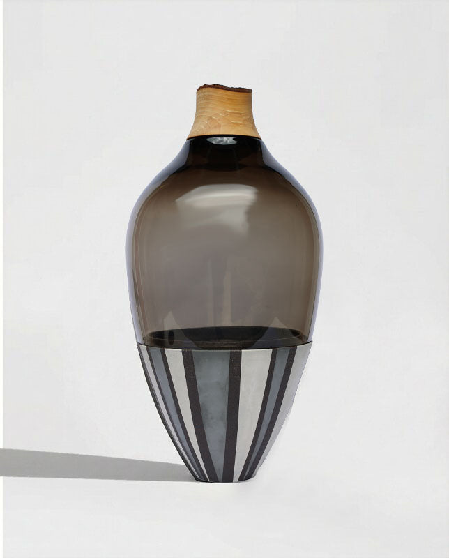 TSV5 | Large Stacking Vessels in Glass, Ceramic & Wood