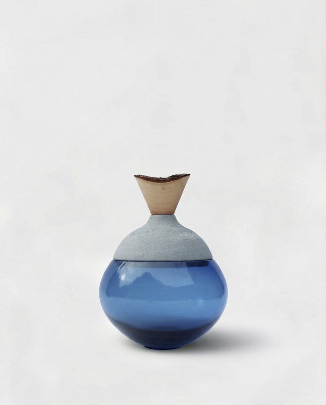 Istanbul | Stacking Vessel from Glass and Stone