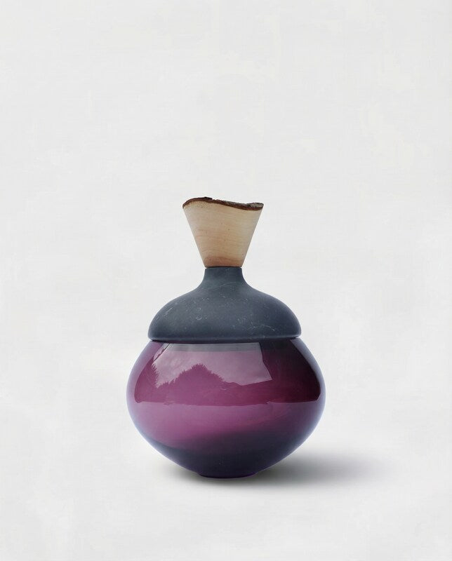 Istanbul | Stacking Vessel from Glass and Stone