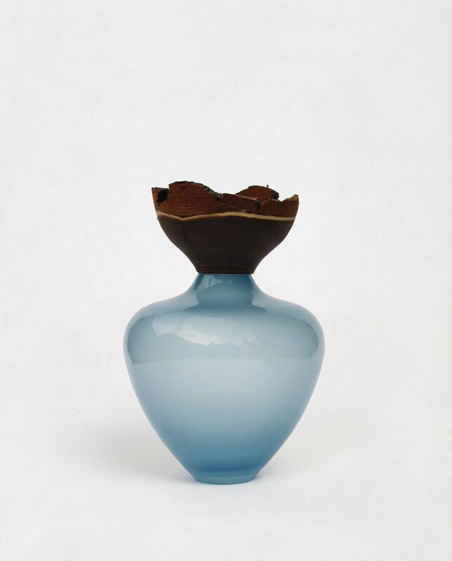 Baby Bloom | Stacking Vessel from Glass & Wood